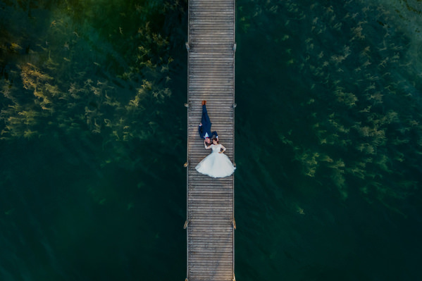 Photograph Mischa Baettig Bride And Groom on One Eyeland
