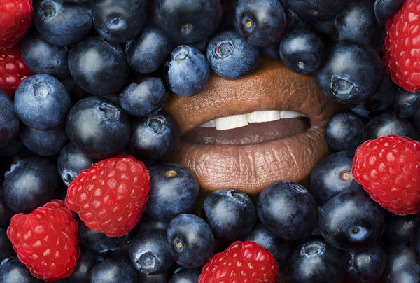 Photograph Jonathan Knowles Mouth In Berries on One Eyeland