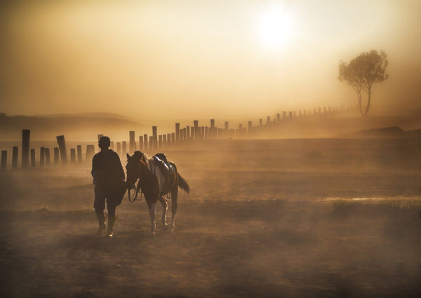 Photograph Kok Tien Sang Horseman on One Eyeland