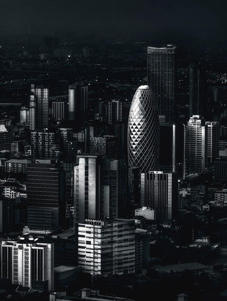 Photograph Kok Tien Sang Bangkok Downtown on One Eyeland