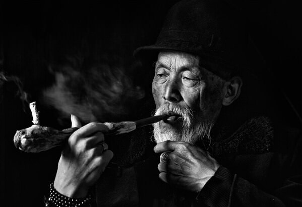 Photograph Kok Tien Sang Old Man on One Eyeland