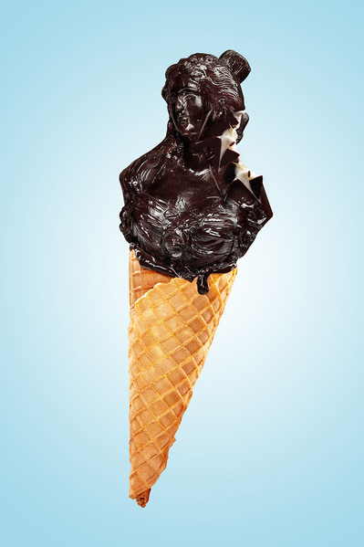 Photograph Lustre Photoproduction Ice Cream on One Eyeland