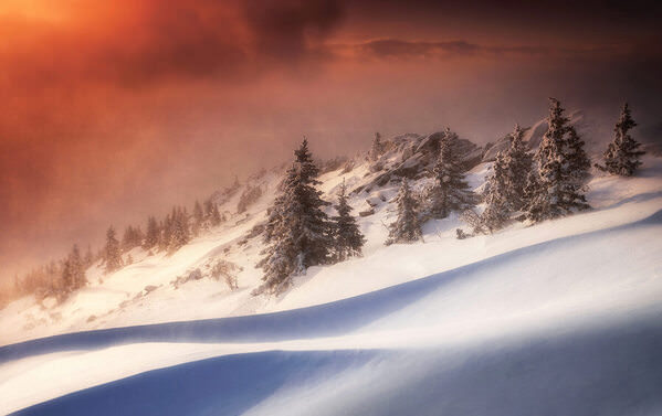 Photograph Tatiana Biriukova Winter Sunrise on One Eyeland