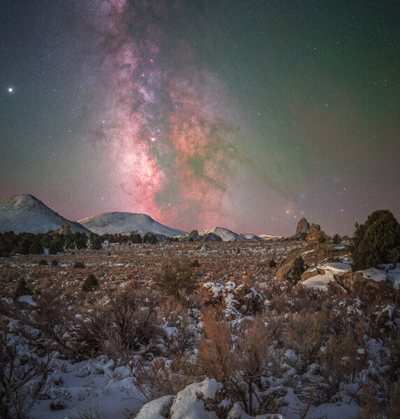 Photograph Noel Benadom City Of Rocks Under The Milky Way on One Eyeland