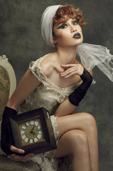Photograph Berry Holly Bride With Watch on One Eyeland