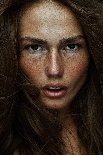 Photograph Martin Krystynek Freckles on One Eyeland