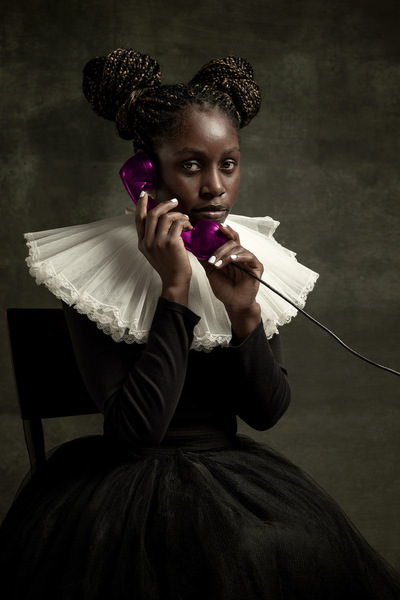 Photograph Lustre Photoproduction Portrait on One Eyeland