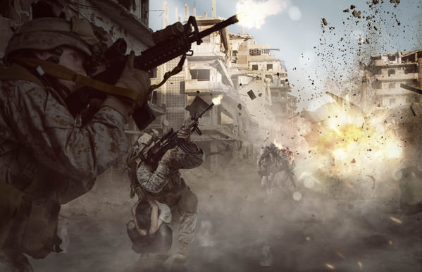 Photograph Clinton Lofthouse Modern Warfare on One Eyeland