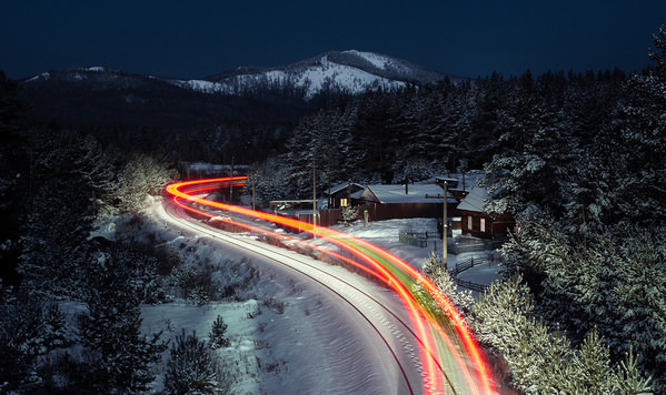 Photograph Evgeny Ivanov Night Express on One Eyeland