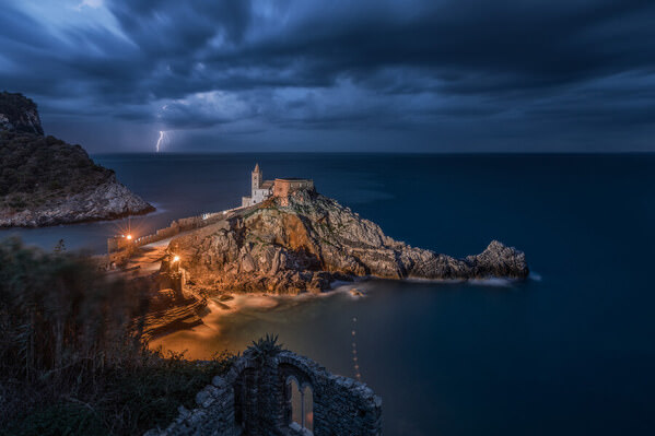 Photograph Giovanni Laudicina Lightning On Portovenere on One Eyeland
