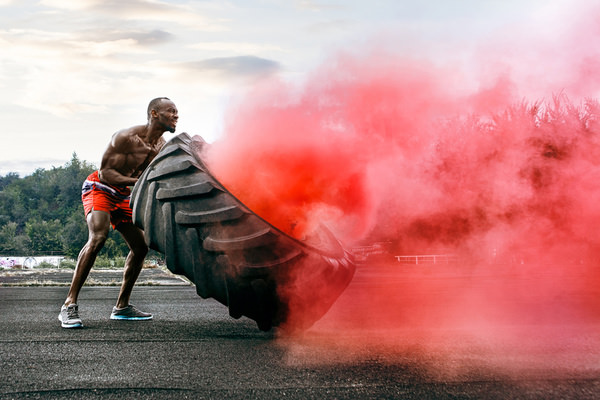 Photograph Lustre Photoproduction Crossfit on One Eyeland