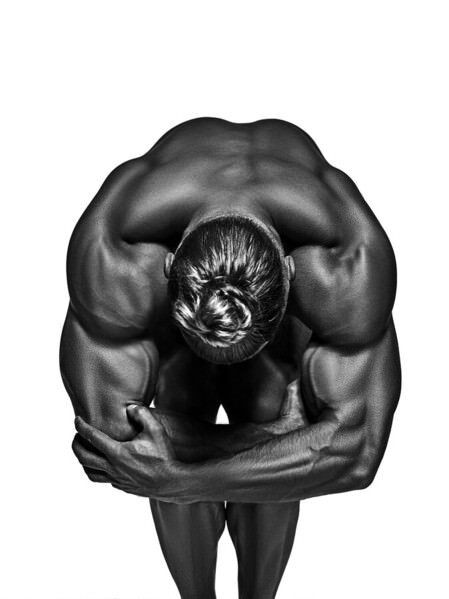 Photograph Lustre Photoproduction Body on One Eyeland