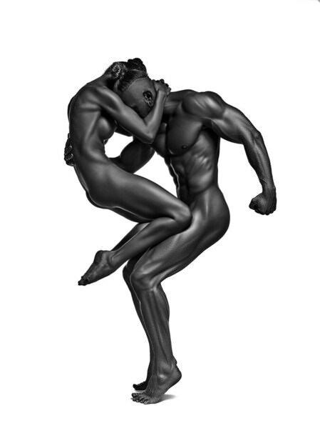 Photograph Lustre Photoproduction Body on One Eyeland