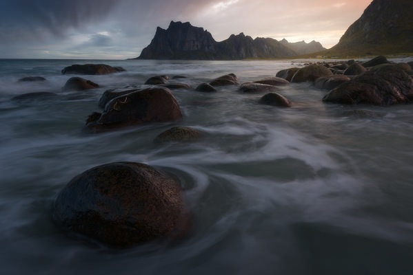 Photograph Charlie Vanaret Sunrise At Uttakleiv on One Eyeland