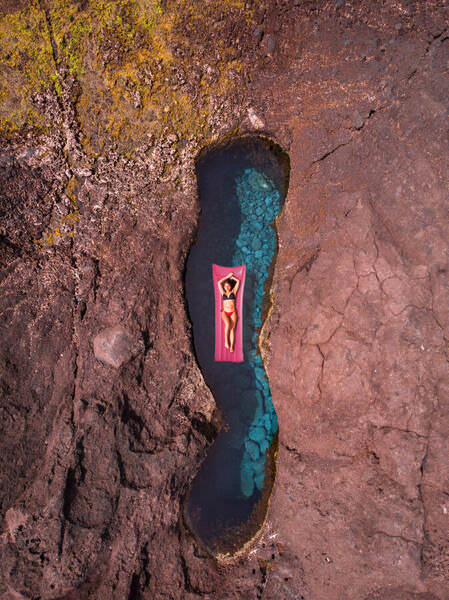 Photograph Fabian Ortiz My Own Natural Swimming Pool on One Eyeland