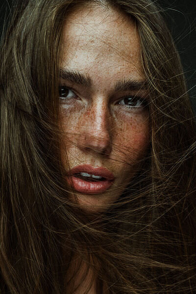 Photograph Martin Krystynek Freckles on One Eyeland