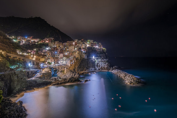 Photograph Giovanni Laudicina Night Manarola on One Eyeland