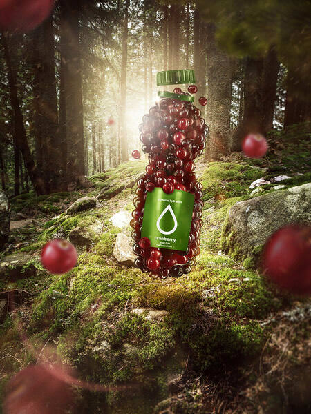Photograph Lustre Photoproduction Cranberry on One Eyeland