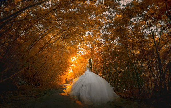 Photograph Pore Ooi Brides Alone on One Eyeland