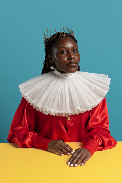 Photograph Lustre Photoproduction Portrait on One Eyeland