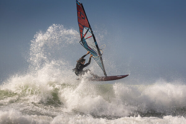 Photograph Ben Welsh Windsurf Action on One Eyeland