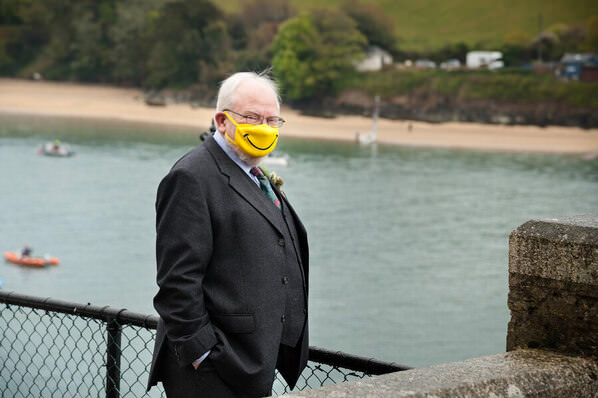 Photograph Martyn Norsworthy Keep Smiling Covid Weddings on One Eyeland