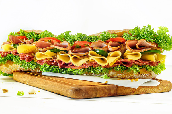 Photograph Lustre Photoproduction Mega Sandwich on One Eyeland
