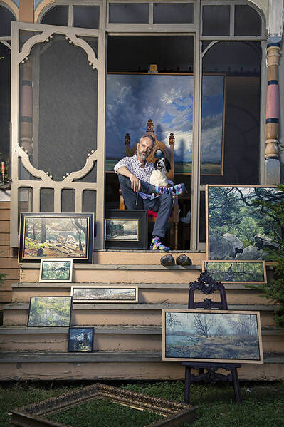 Photograph Andy Goodwin Wisconsin Driftless Artists on One Eyeland