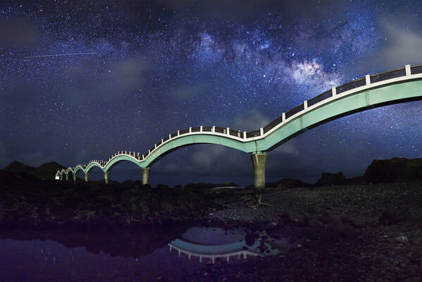 Photograph Ales Tvrdy Night Bridge on One Eyeland