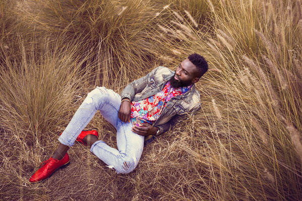 Photograph Antony Trivet Frederick Dharshie Wissah Fashion Portraits Outdoors On Location on One Eyeland
