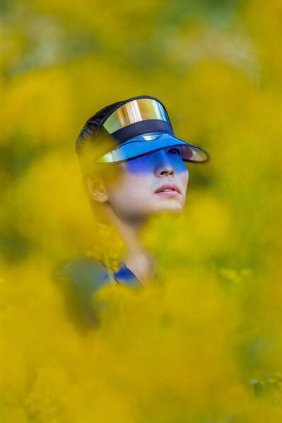 Photograph Tirdad Aghakhani Among The Yellow Flowers on One Eyeland