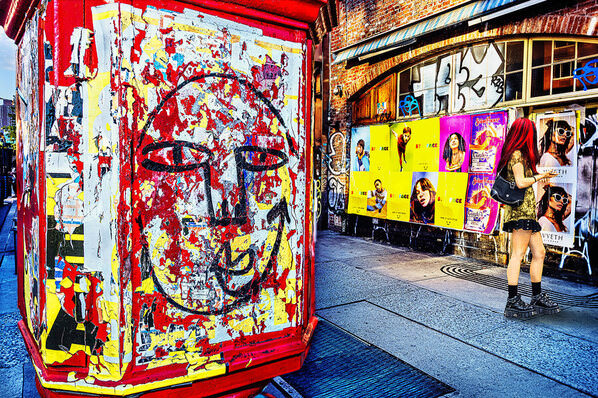 Photograph Mitchell Funk The Bowery Nyc on One Eyeland