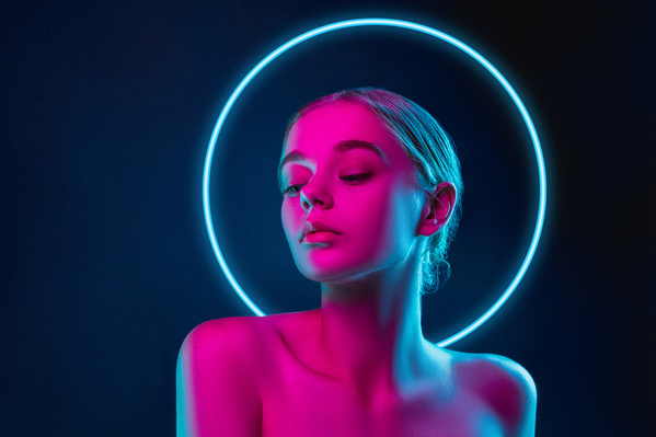 Photograph Lustre Photoproduction Portrait on One Eyeland