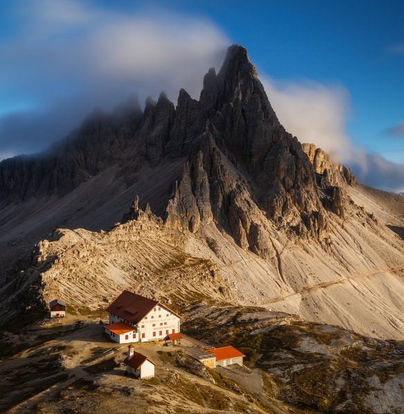 Photograph Matteo Rolfi Light And Shadow Over The Paternkofel on One Eyeland