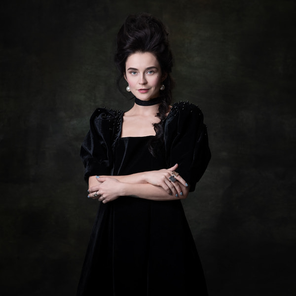 Photograph Lustre Photoproduction Portrait on One Eyeland