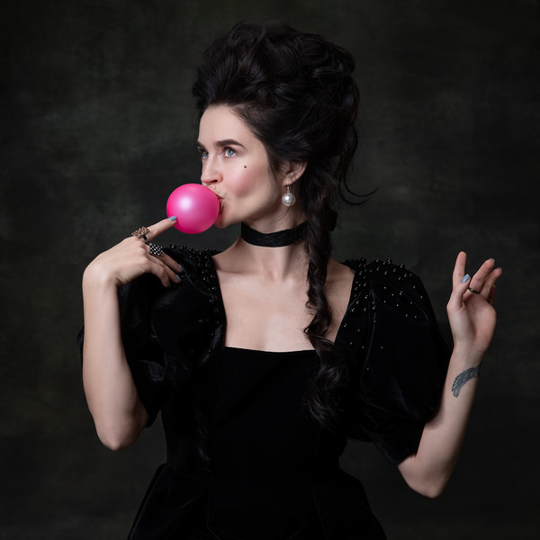 Photograph Lustre Photoproduction Portrait on One Eyeland