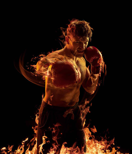 Photograph Christopher Doyle Fire Boxer on One Eyeland
