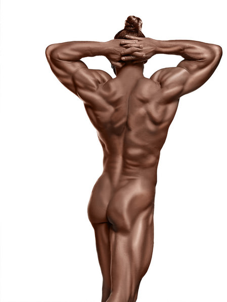 Photograph Lustre Photoproduction Body on One Eyeland