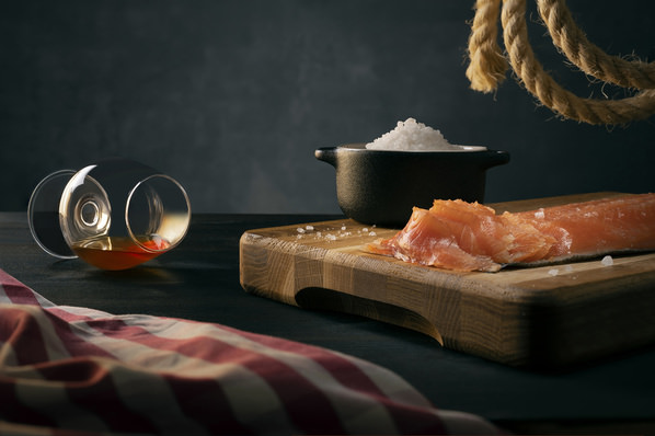 Photograph Marc Sabat Cognac Gravlax on One Eyeland