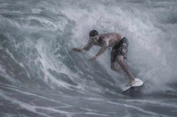 Photograph Steve Turner Portrait Of A Surfer on One Eyeland