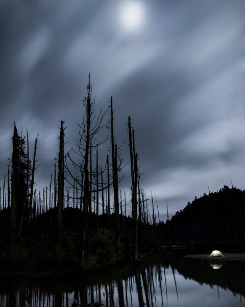 Photograph Ales Tvrdy Lake Night on One Eyeland