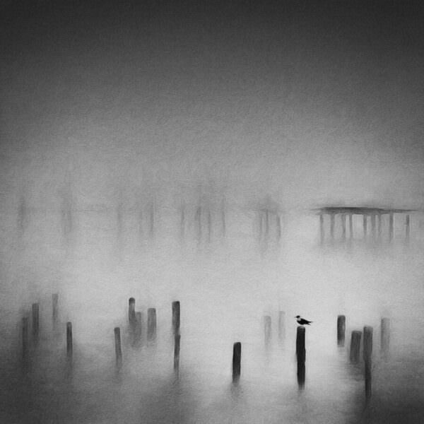 Photograph Gary E Karcz Fading Pier on One Eyeland