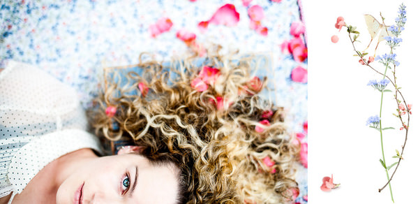 Photograph Teresa Meier Rochell With Flowers on One Eyeland