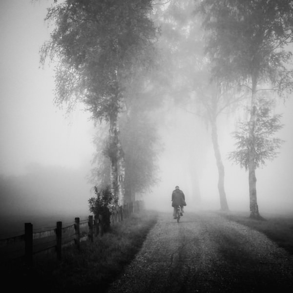 Photograph Renate Wasinger The Man And His Bike on One Eyeland