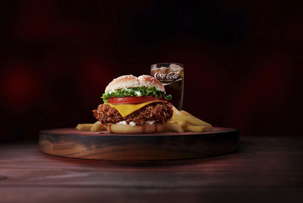 Photograph Curtis Gallon Kfc Smokey Dunked Burger on One Eyeland
