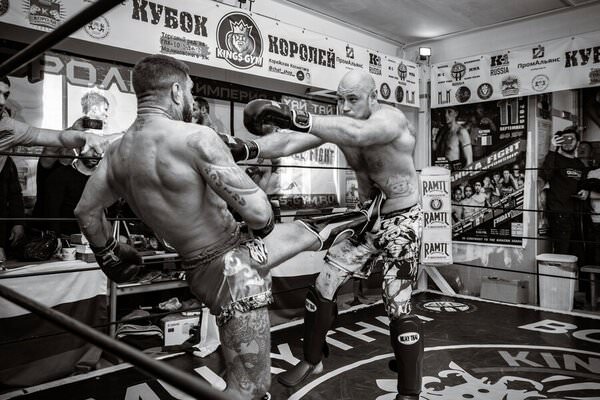 Photograph Aleksey Kremnev Kickboxers 2 on One Eyeland