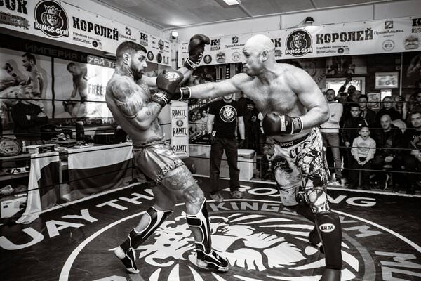 Photograph Aleksey Kremnev Kickboxers 3 on One Eyeland