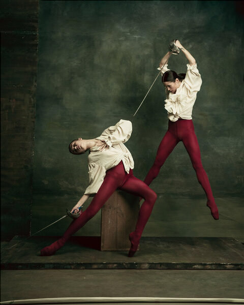 Photograph Lustre Photoproduction Ballet on One Eyeland