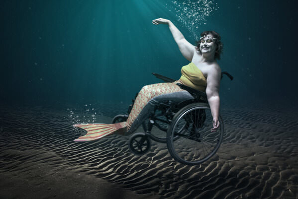 Photograph Kim Ayres The Kippford Mermaid on One Eyeland