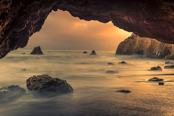 Photograph Steve Hammond El Matador Cave Golden Hour on One Eyeland